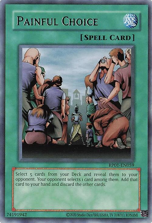 Painful Choice (Reprint) [RP01-EN059] Rare