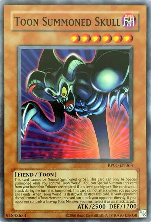 Toon Summoned Skull (Reprint) [RP01-EN064] Common