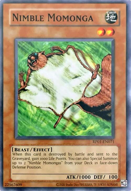 Nimble Momonga (Reprint) [RP01-EN071] Common