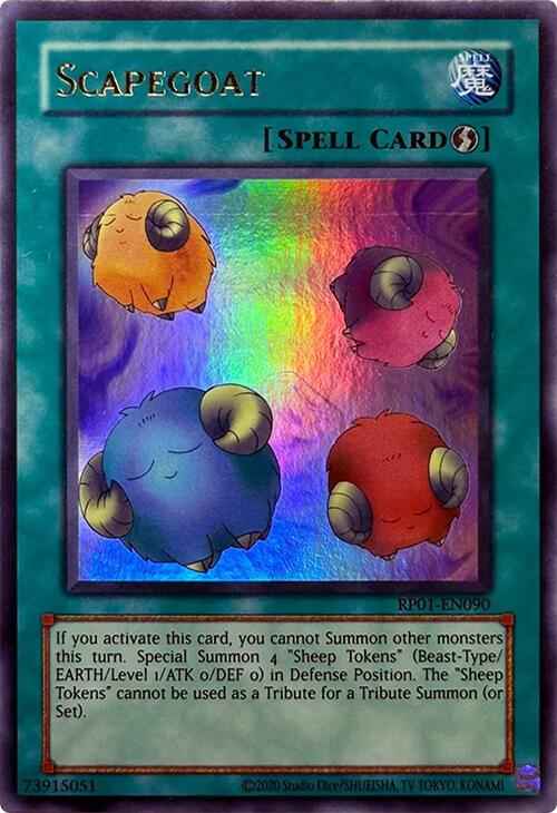 Scapegoat (Reprint) [RP01-EN090] Ultra Rare