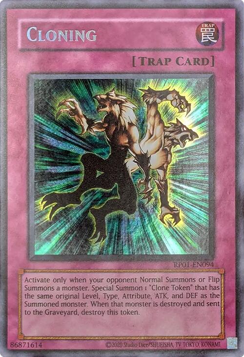 Cloning (Reprint) [RP01-EN094] Secret Rare