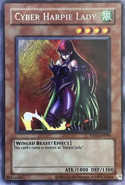Cyber Harpie Lady (Reprint) [RP01-EN096] Secret Rare