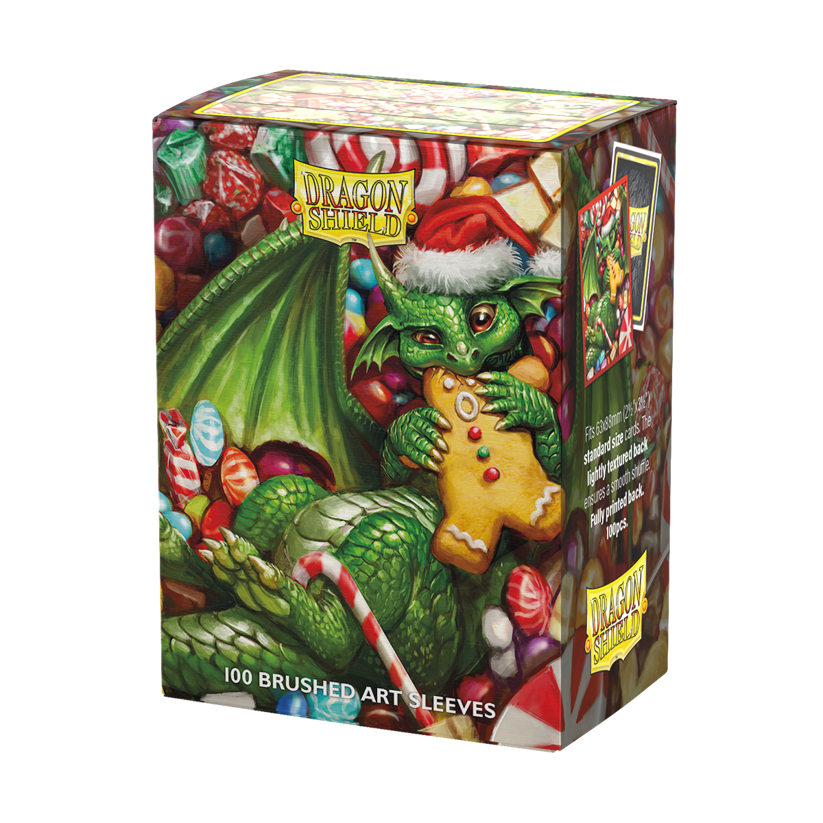 Dragon Shield: Standard 100ct Brushed Art Sleeves - Christmas 2024