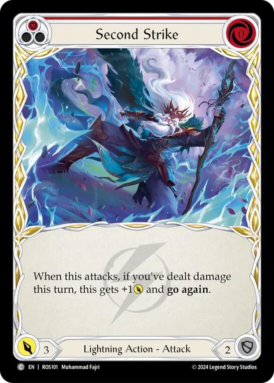 Second Strike (Red) [ROS101] (Rosetta) Rainbow Foil