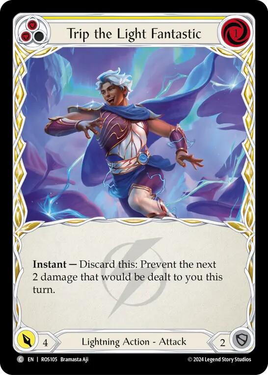 Trip the Light Fantastic (Yellow) [ROS105] (Rosetta) Rainbow Foil