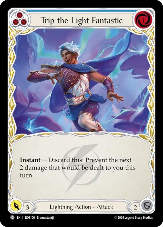 Trip the Light Fantastic (Blue) [ROS106] (Rosetta) Rainbow Foil
