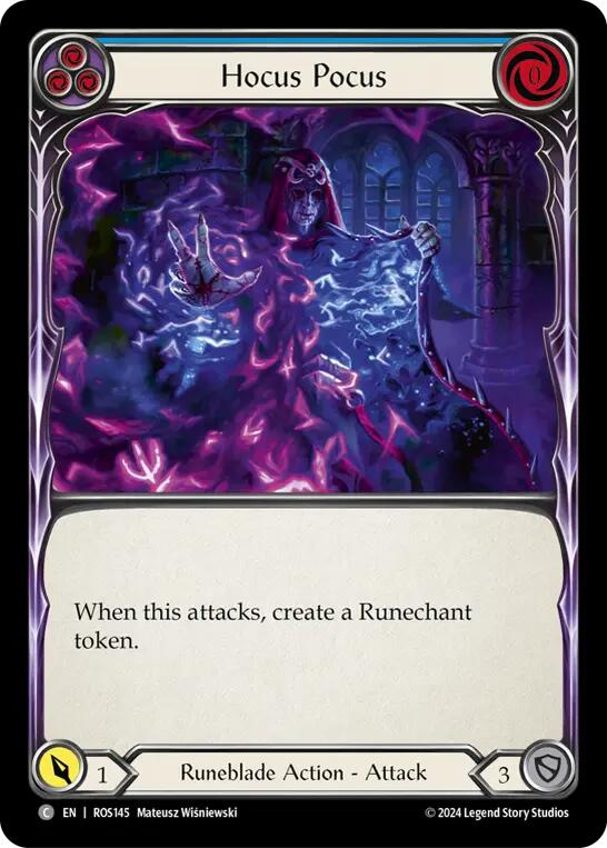 Hocus Pocus (Blue) [ROS145] (Rosetta) Rainbow Foil