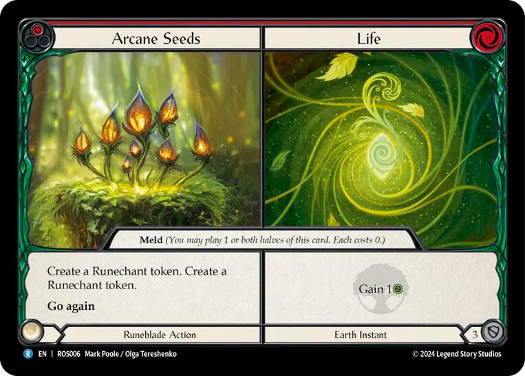 Arcane Seeds // Life [ROS006] (Rosetta) Rainbow Foil