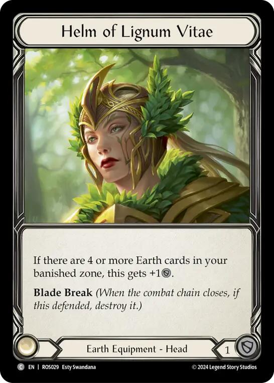 Helm of Lignum Vitae [ROS029] (Rosetta) Cold Foil