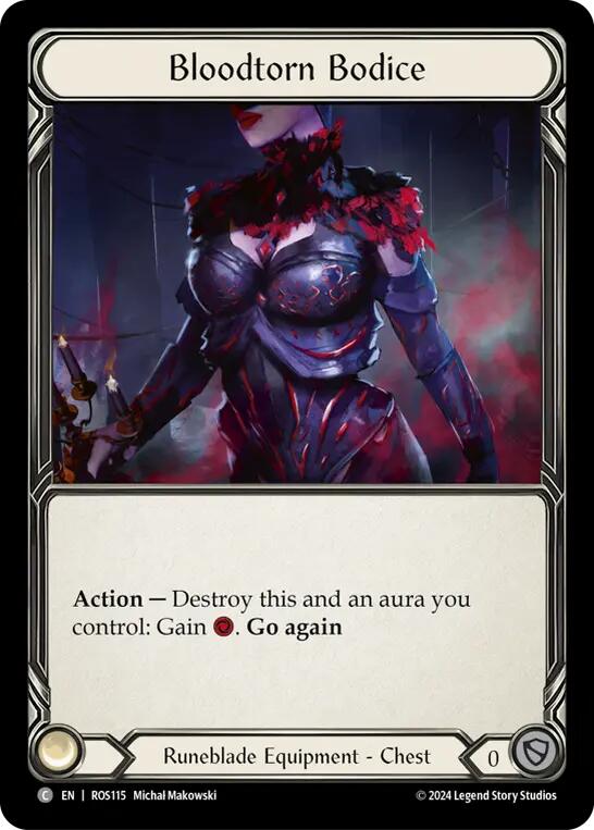 Bloodtorn Bodice [ROS115] (Rosetta) Cold Foil