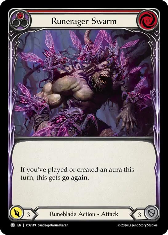 Runerager Swarm (Red) [ROS149] (Rosetta) Rainbow Foil