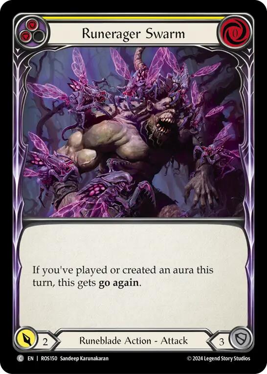 Runerager Swarm (Yellow) [ROS150] (Rosetta) Rainbow Foil