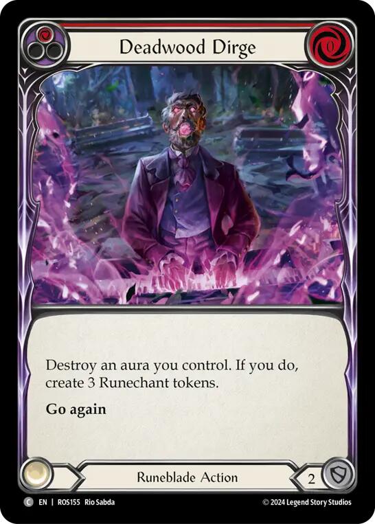 Deadwood Dirge (Red) [ROS155] (Rosetta) Rainbow Foil