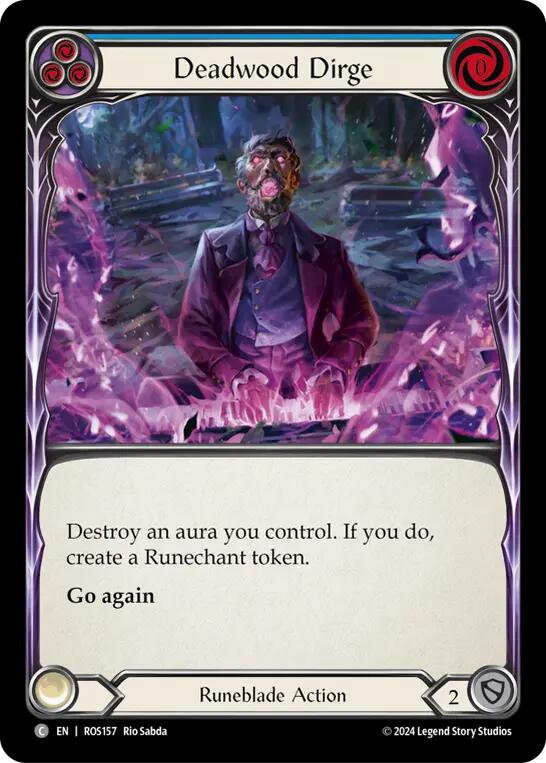 Deadwood Dirge (Blue) [ROS157] (Rosetta) Rainbow Foil