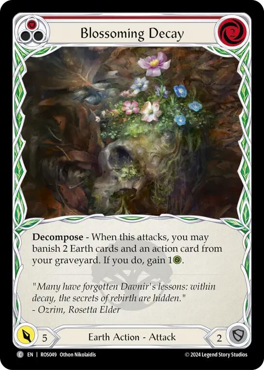 Blossoming Decay (Red) [ROS049] (Rosetta) Rainbow Foil
