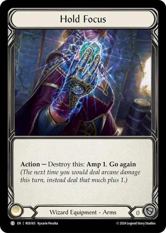 Hold Focus [ROS165] (Rosetta) Cold Foil
