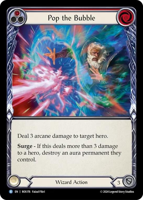 Pop the Bubble (Red) [ROS176] (Rosetta) Rainbow Foil