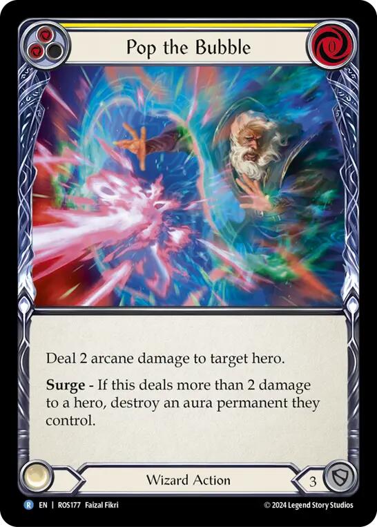 Pop the Bubble (Yellow) [ROS177] (Rosetta) Rainbow Foil