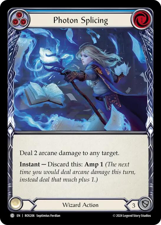 Photon Splicing (Blue) [ROS206] (Rosetta) Rainbow Foil