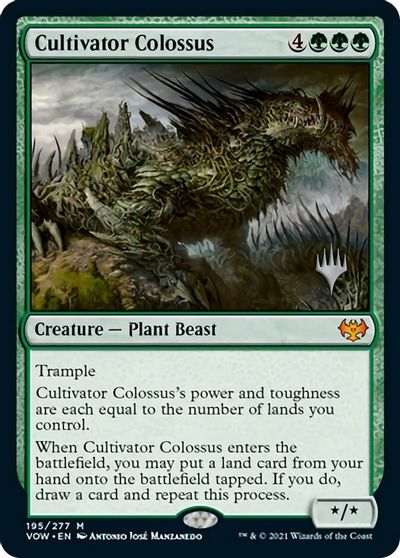 Cultivator Colossus (Promo Pack) [Innistrad: Crimson Vow Promo Pack]
