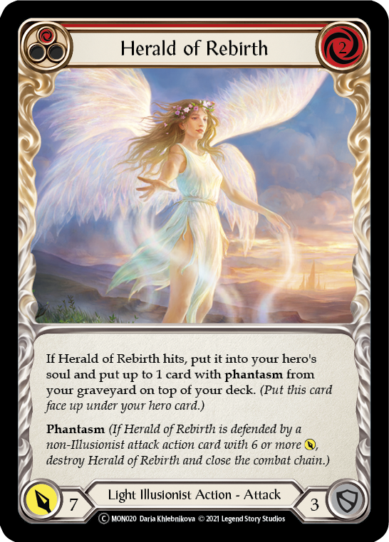 Herald of Rebirth (Red) [U-MON020] (Monarch Unlimited) Unlimited Normal