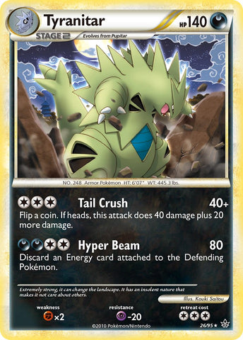Tyranitar (26/95) (HeartGold & SoulSilver: Unleashed) [Theme Deck Exclusive]