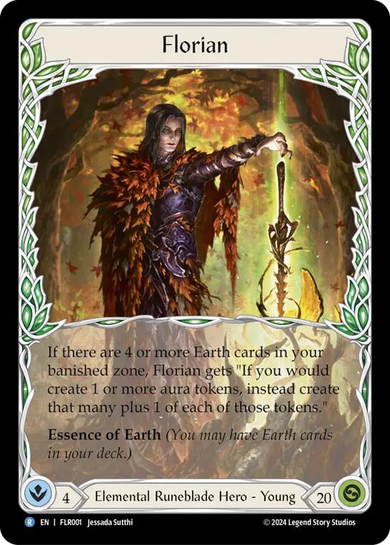 Florian [FLR001] (Rosetta Florian Blitz Deck) Rainbow Foil
