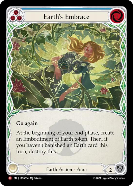 Earth's Embrace [ROS034] (Rosetta) Rainbow Foil