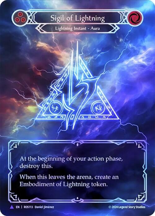 Sigil of Lightning (Marvel) [ROS113] (Rosetta) Cold Foil