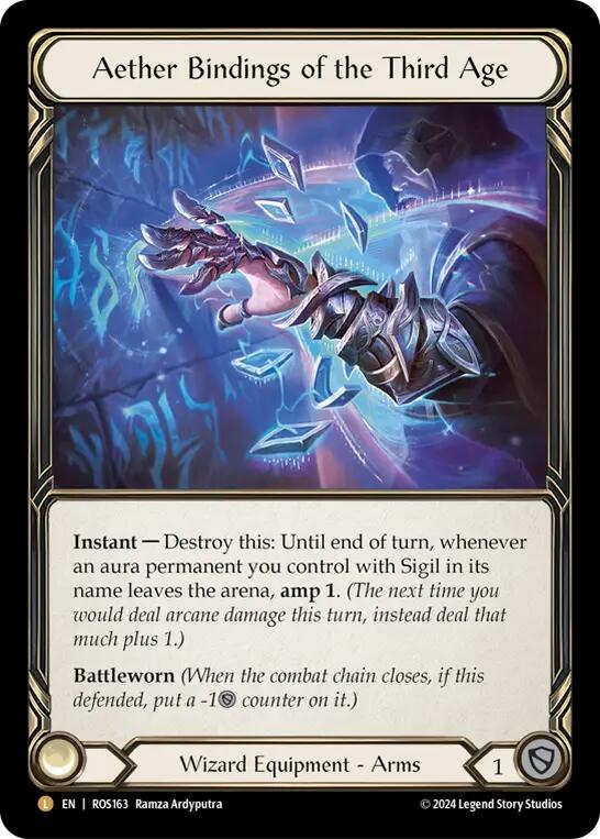 Aether Bindings of the Third Age [ROS163] (Rosetta) Cold Foil