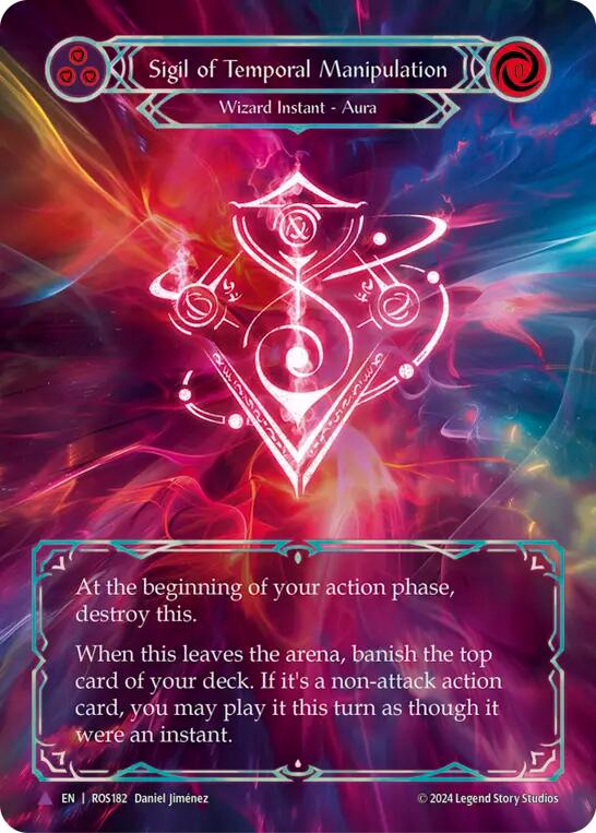 Sigil of Temporal Manipulation (Marvel) [ROS182] (Rosetta) Cold Foil