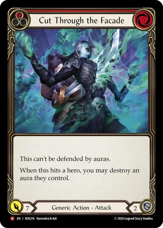 Cut Through the Facade [ROS216] (Rosetta) Rainbow Foil