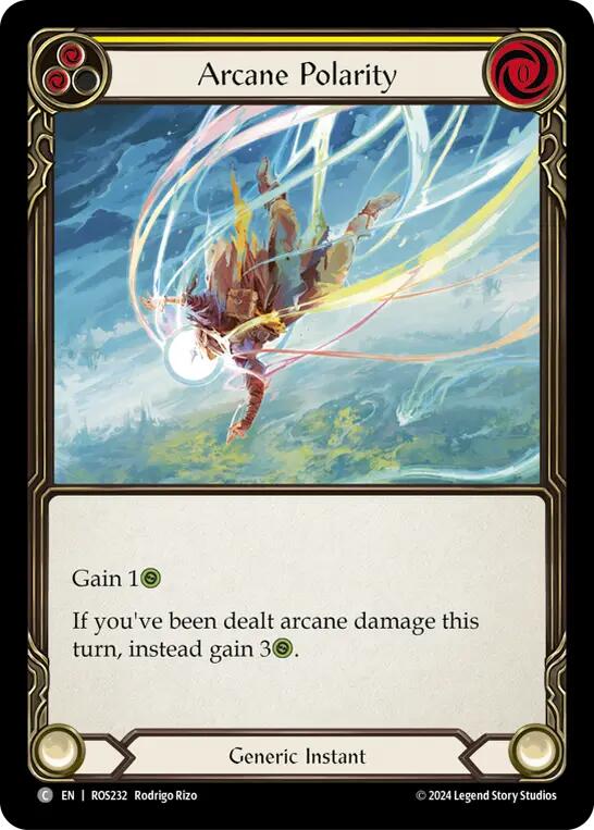 Arcane Polarity (Yellow) [ROS232] (Rosetta) Rainbow Foil