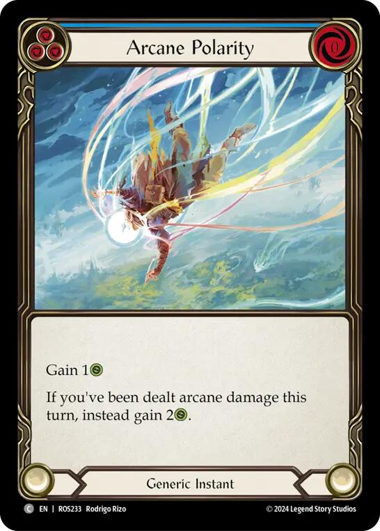 Arcane Polarity (Blue) [ROS233] (Rosetta) Rainbow Foil