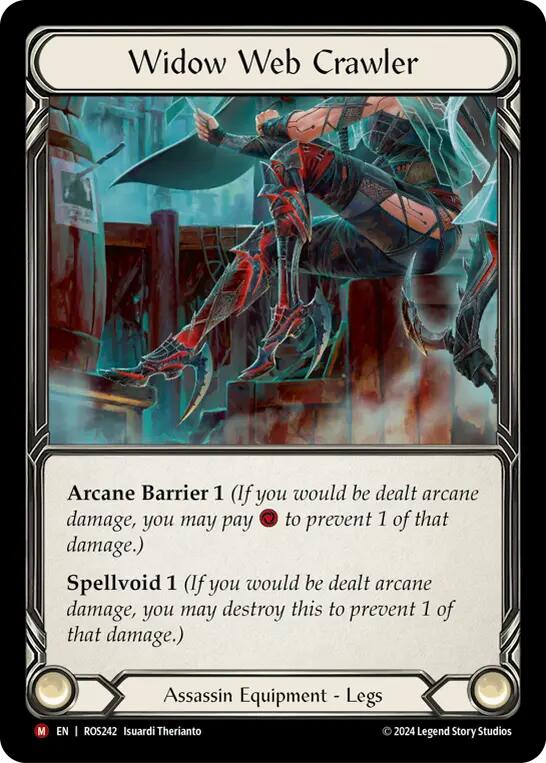 Widow Web Crawler [ROS242] (Rosetta) Cold Foil