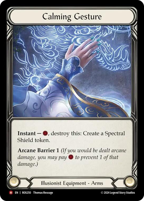Calming Gesture [ROS250] (Rosetta) Cold Foil
