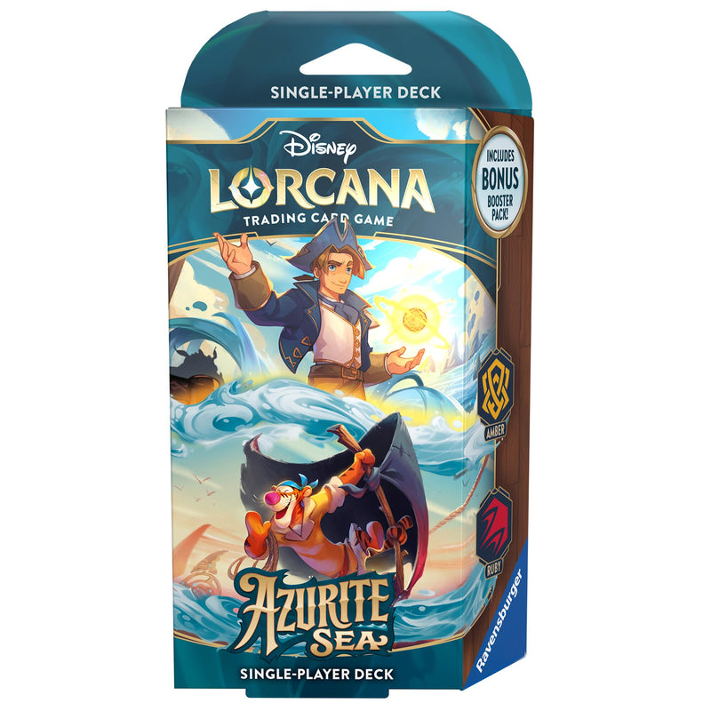 Disney Lorcana: Azurite Sea - Starter Deck (Amber & Ruby)