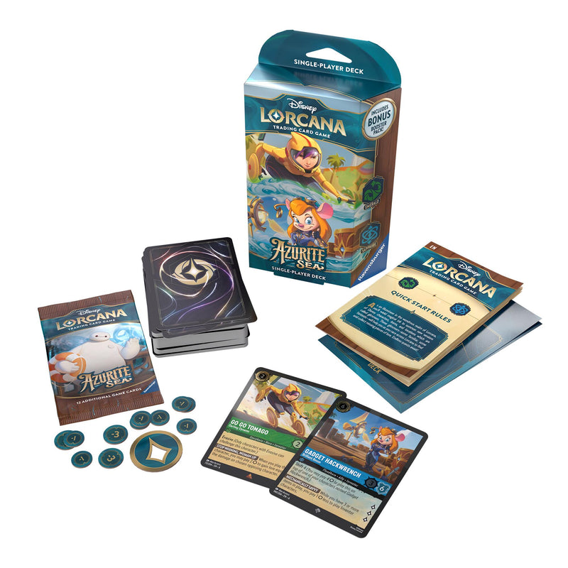 Disney Lorcana: Azurite Sea - Starter Deck (Emerald & Sapphire)