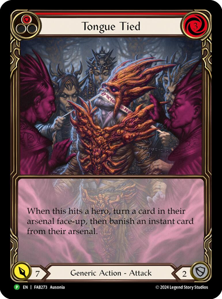 Tongue Tied (Extended Art) [FAB273] (Rosetta) Rainbow Foil