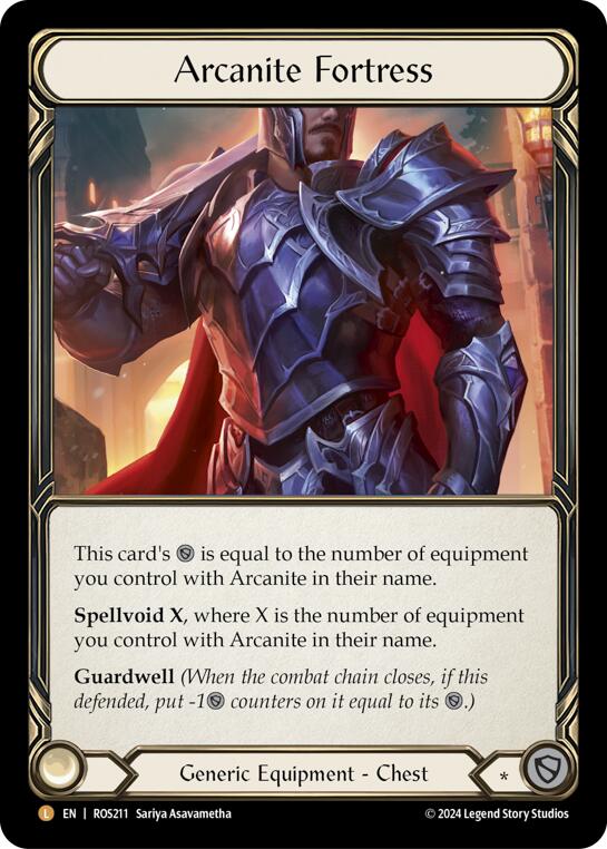 Arcanite Fortress [ROS211] (Rosetta) Rainbow Foil