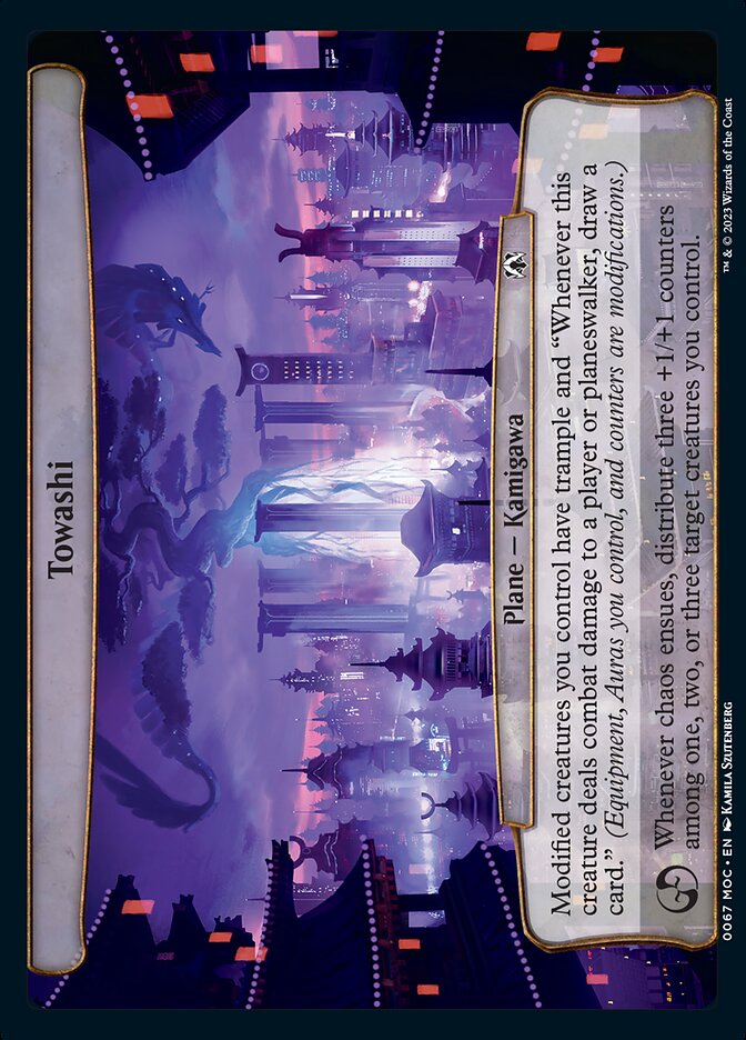 (Oversized Plane) Towashi [March of the Machine Commander Planes]