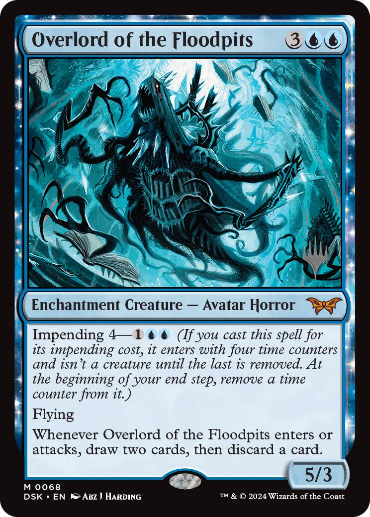 Overlord of the Floodpits [Duskmourn: House of Horror Promo Pack]