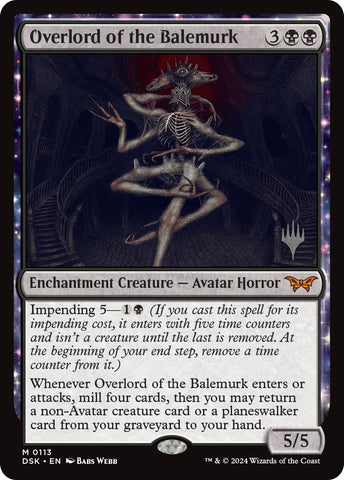 Overlord of the Balemurk [Duskmourn: House of Horror Promo Pack]