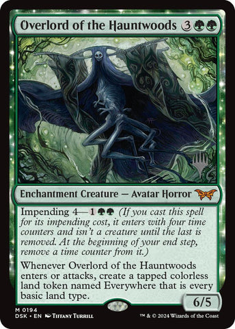 Overlord of the Hauntwoods [Duskmourn: House of Horror Promo Pack]