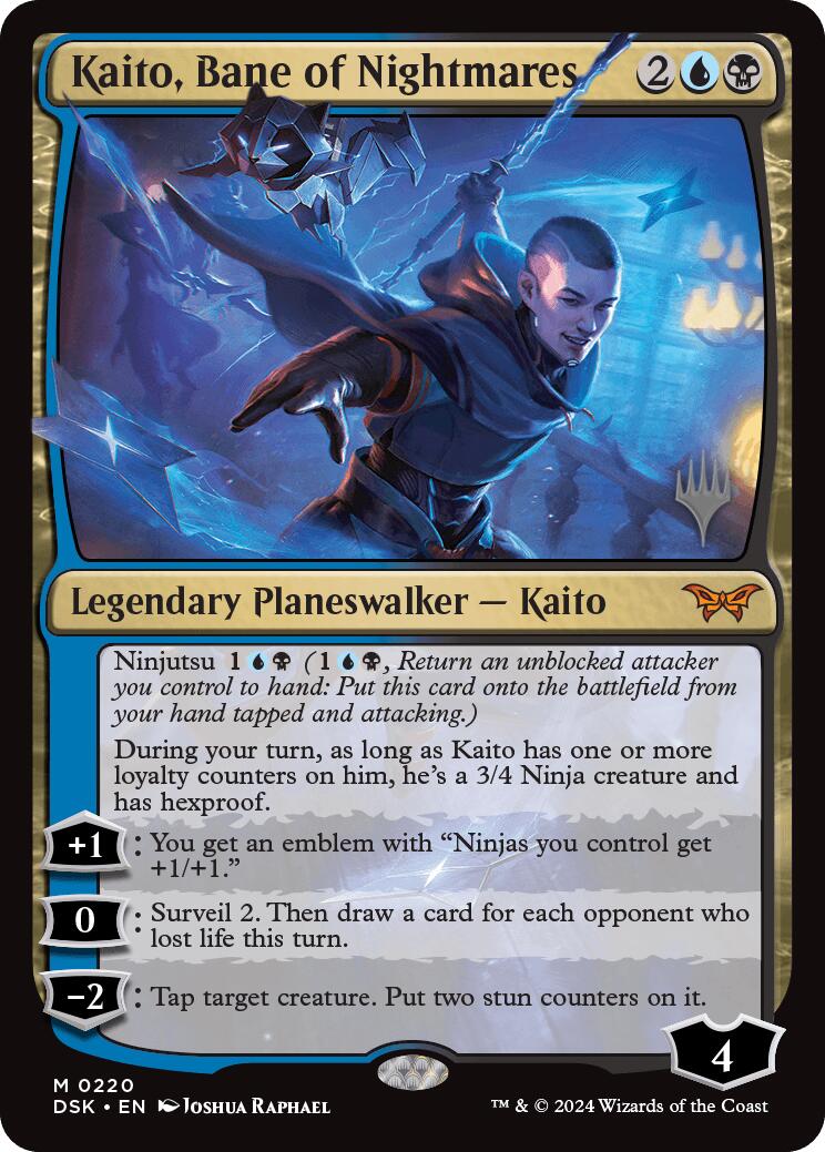 Kaito, Bane of Nightmares [Duskmourn: House of Horror Promo Pack]