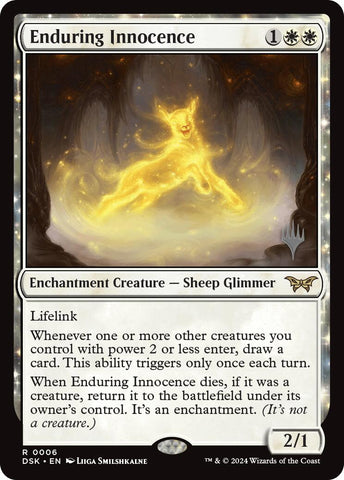 Enduring Innocence [Duskmourn: House of Horror Promo Pack]