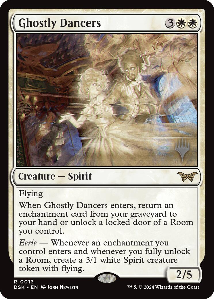 Ghostly Dancers [Duskmourn: House of Horror Promo Pack]