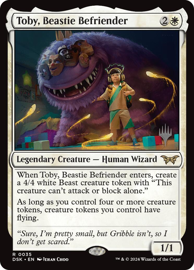 Toby, Beastie Befriender [Duskmourn: House of Horror Promo Pack]