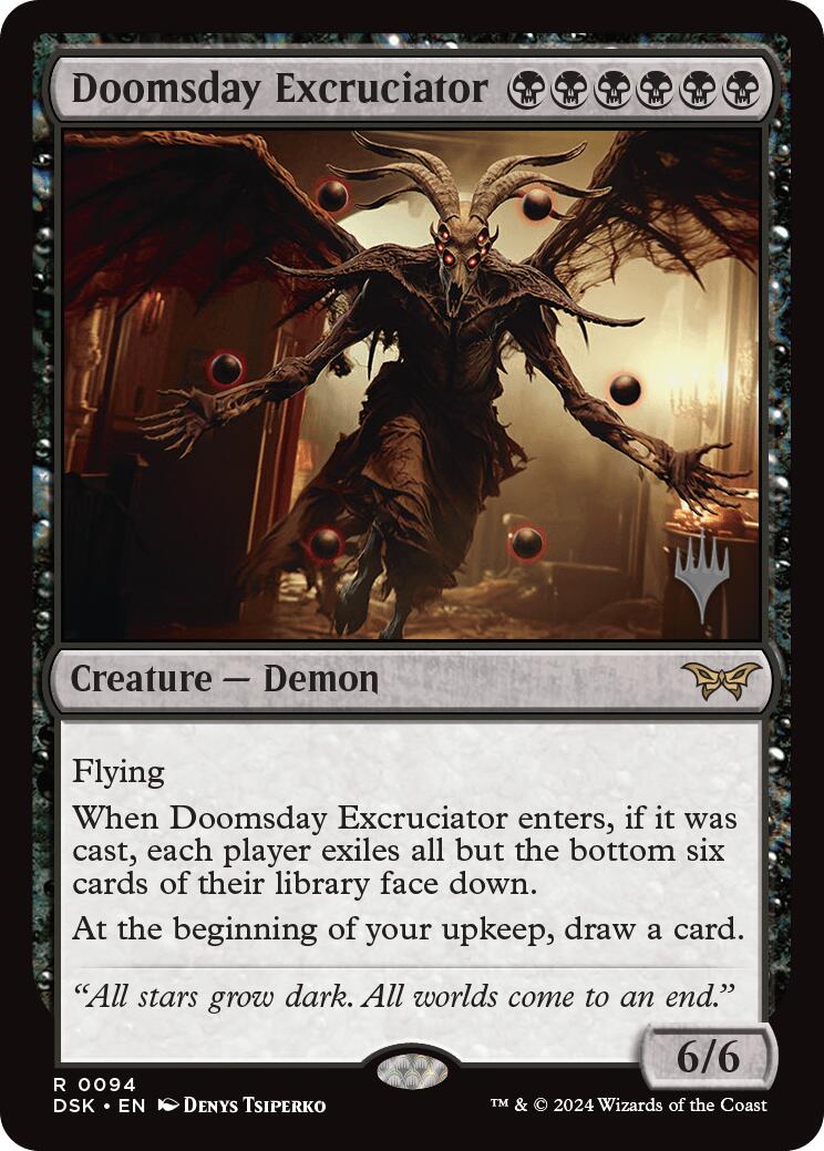 Doomsday Excruciator [Duskmourn: House of Horror Promo Pack]