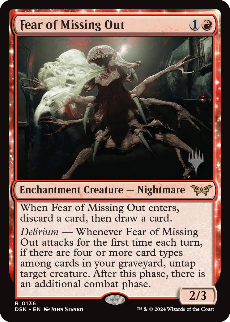 Fear of Missing Out [Duskmourn: House of Horror Promo Pack]